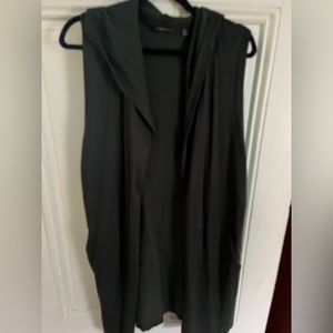 Cyrus Deep Olive Sleeveless Sweater